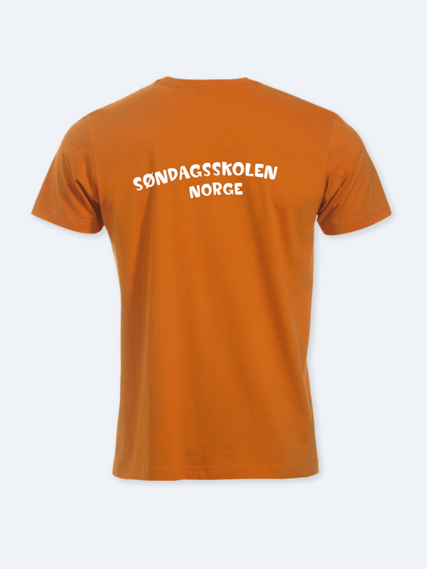 T-skjorte Herre oransje