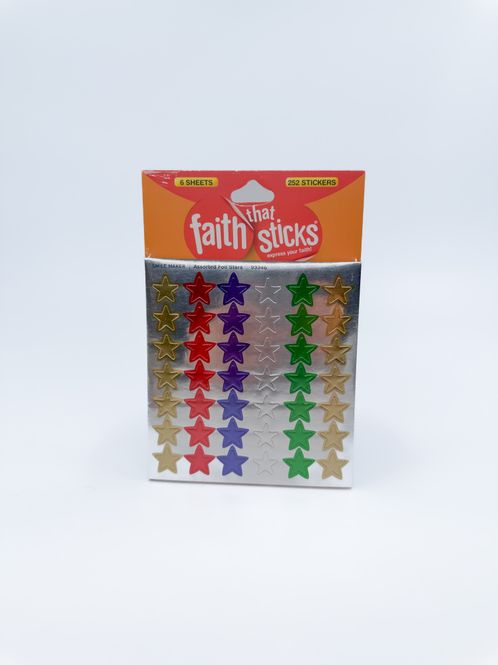 Hovedbilde Klistremerker Stjerner farger