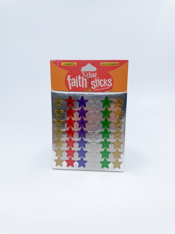 Klistremerker Stjerner farger